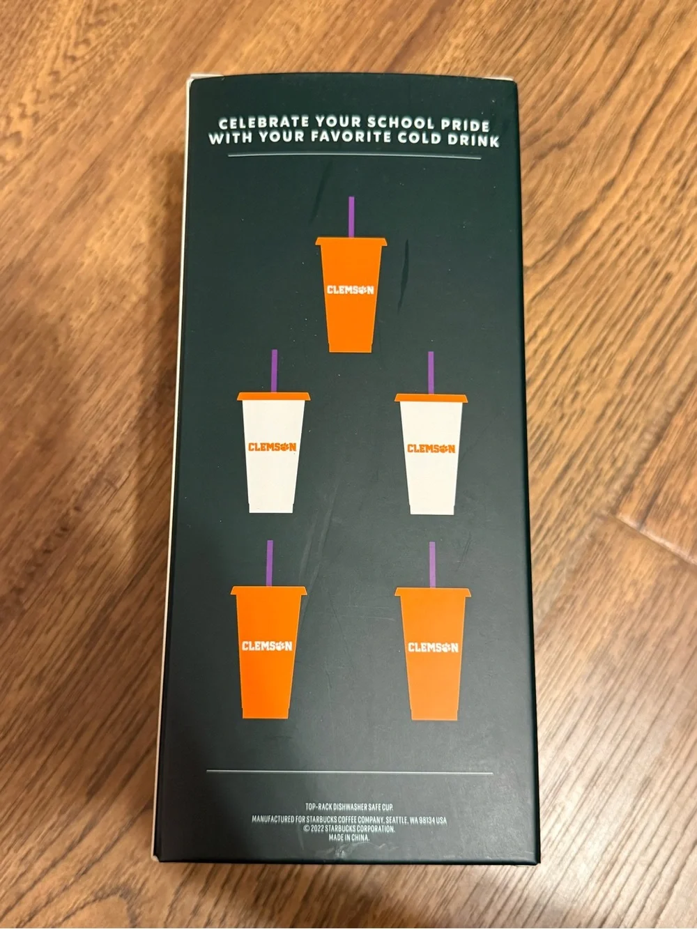 Starbucks Reusable Cold Cup Set - Orange & Purple Accents